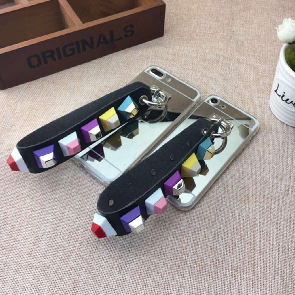 NNEAGS Luxury Fashionable Durable Silver Mirror Back iPhone Case 6s