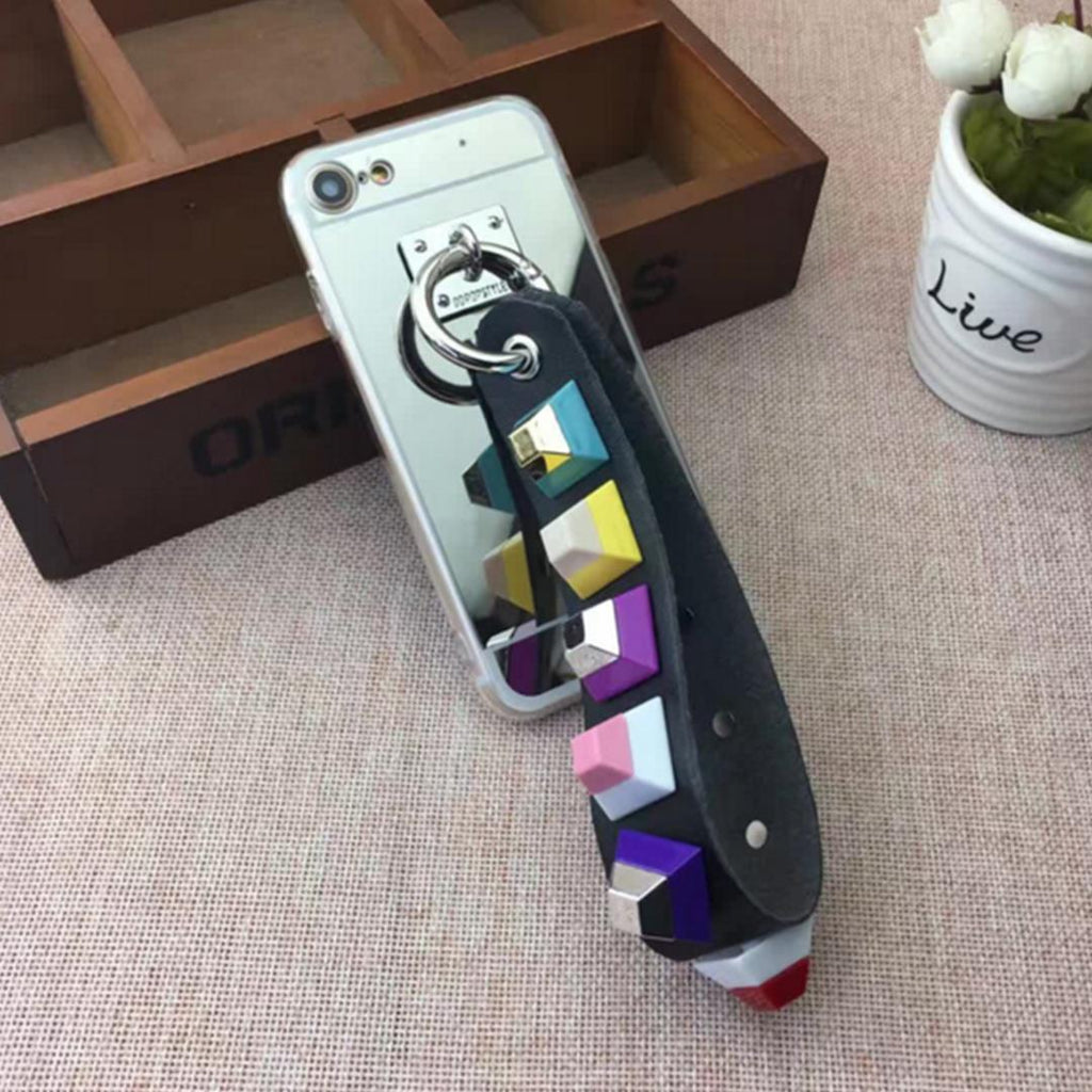 NNEAGS Luxury Fashionable Durable Silver Mirror Back iPhone Case 6s