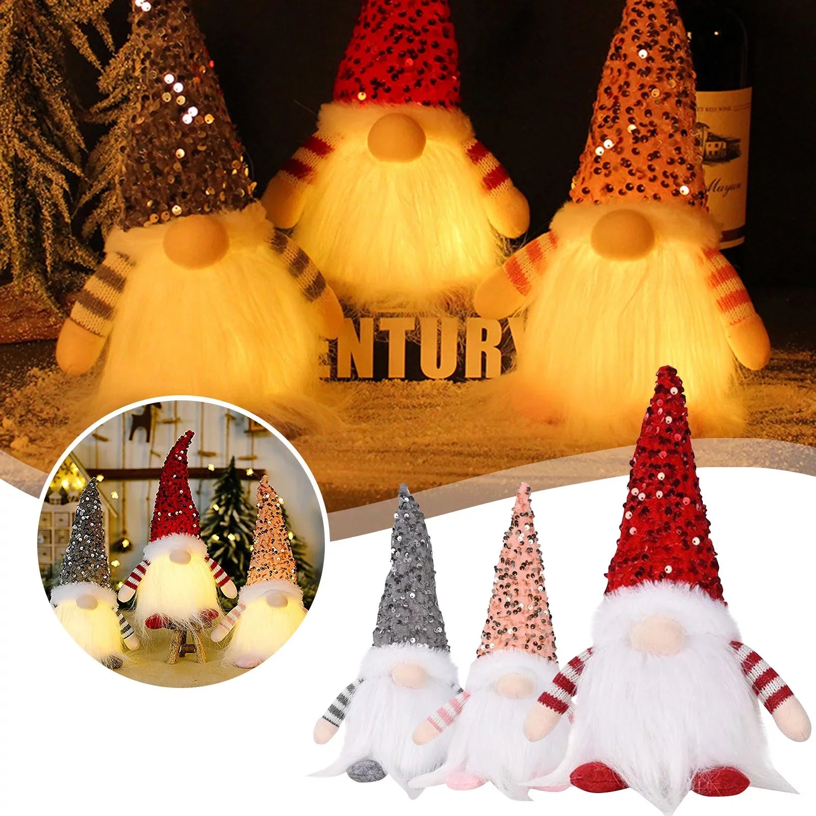 NNETM Twinkling Trio: Rudolph Sequin Delight for Christmas