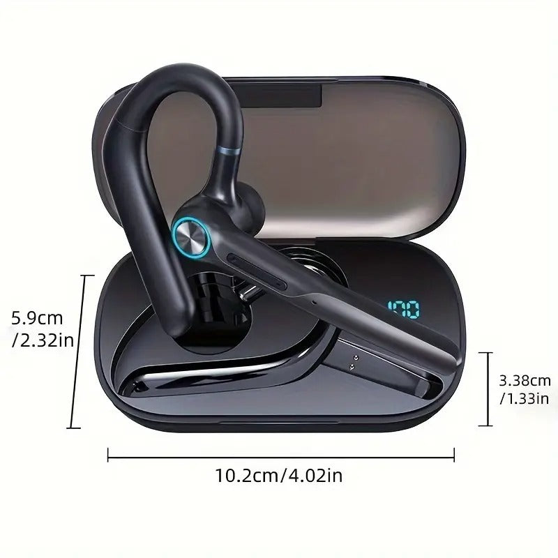 NNETM Wireless Headset Dual Mic Noise Canceling